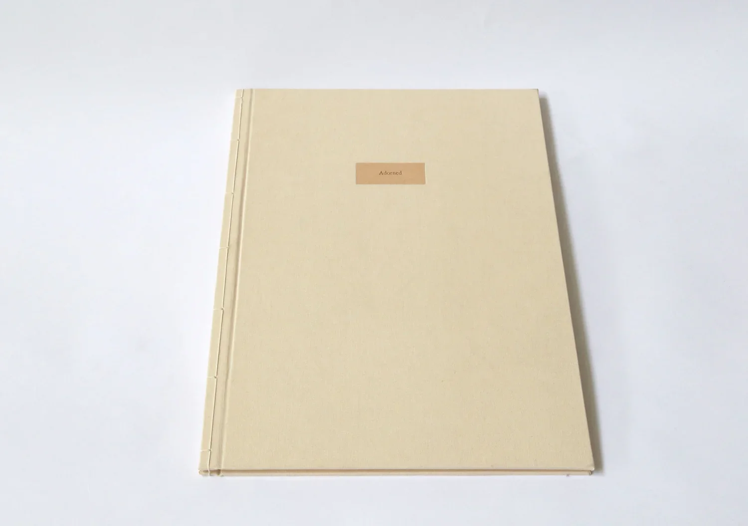  The inspiration for this book comes from considering the way clothing imposes and impresses itself on the body. The pages alternate between cotton blowouts of lace patterns on translucent abaca and flesh toned sheets of paper embossed with the same 