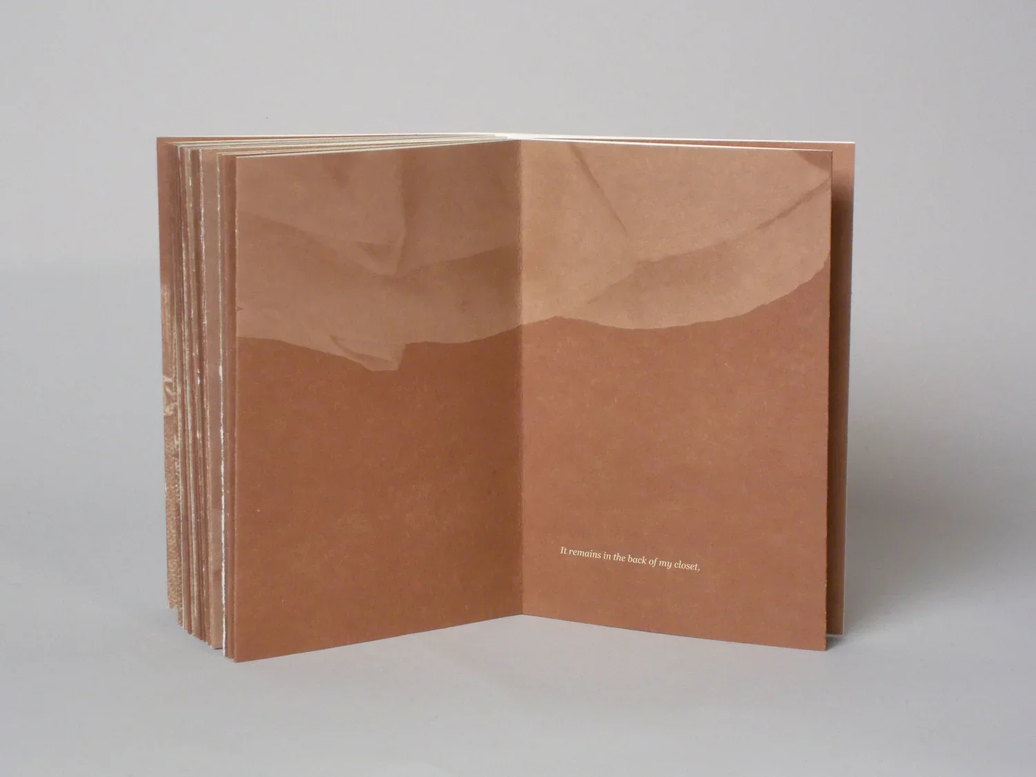 Offset Lithography, printed in the Borowsky Center for Publication Arts at the University of the Arts, Philadelphia, PA (2014).  As Peter Stallybrass writes in his article  Worn Worlds , clothing "receives us: receives our smells, our sweat, our sha