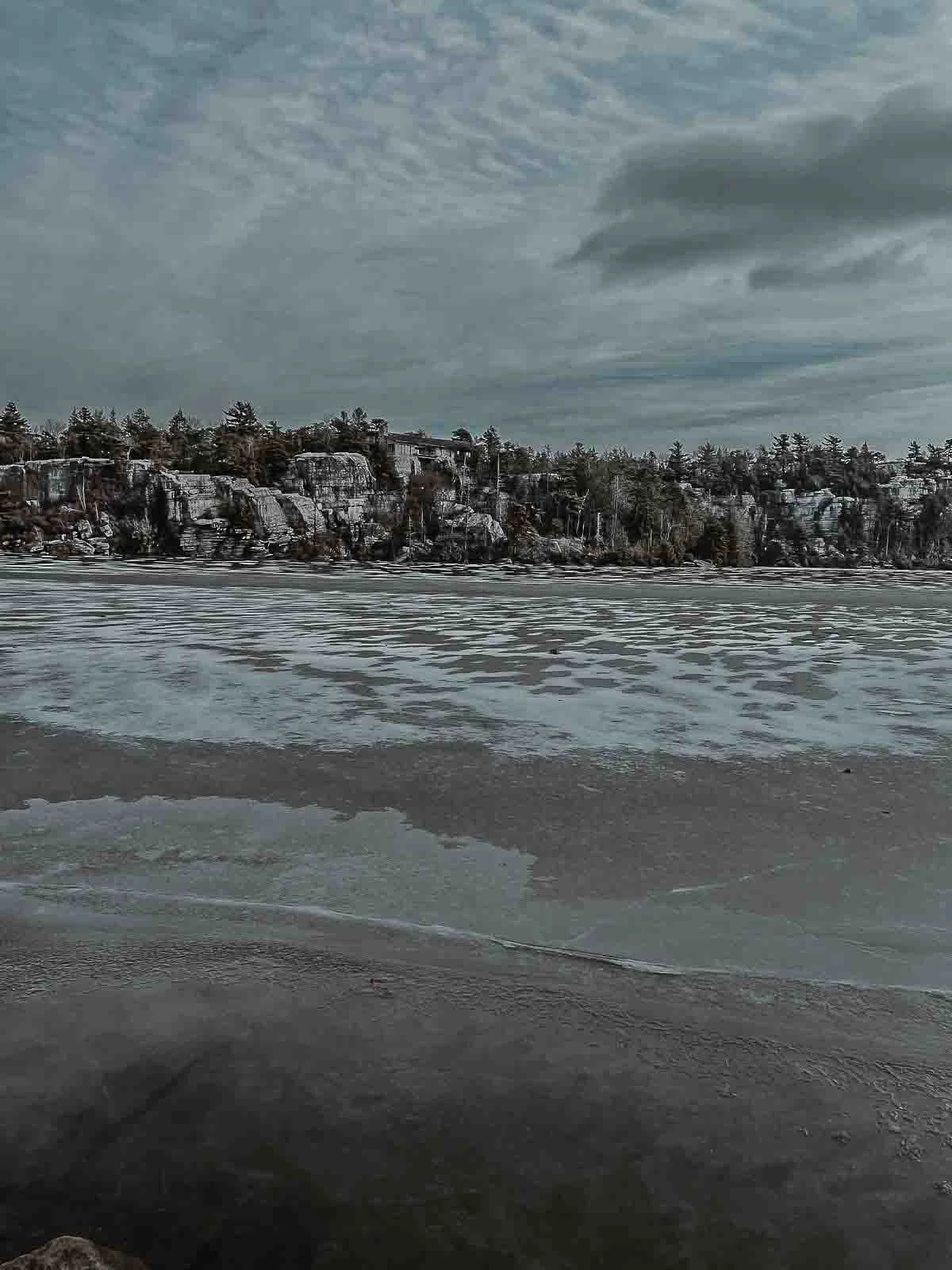Lake Minnewaska in Winter