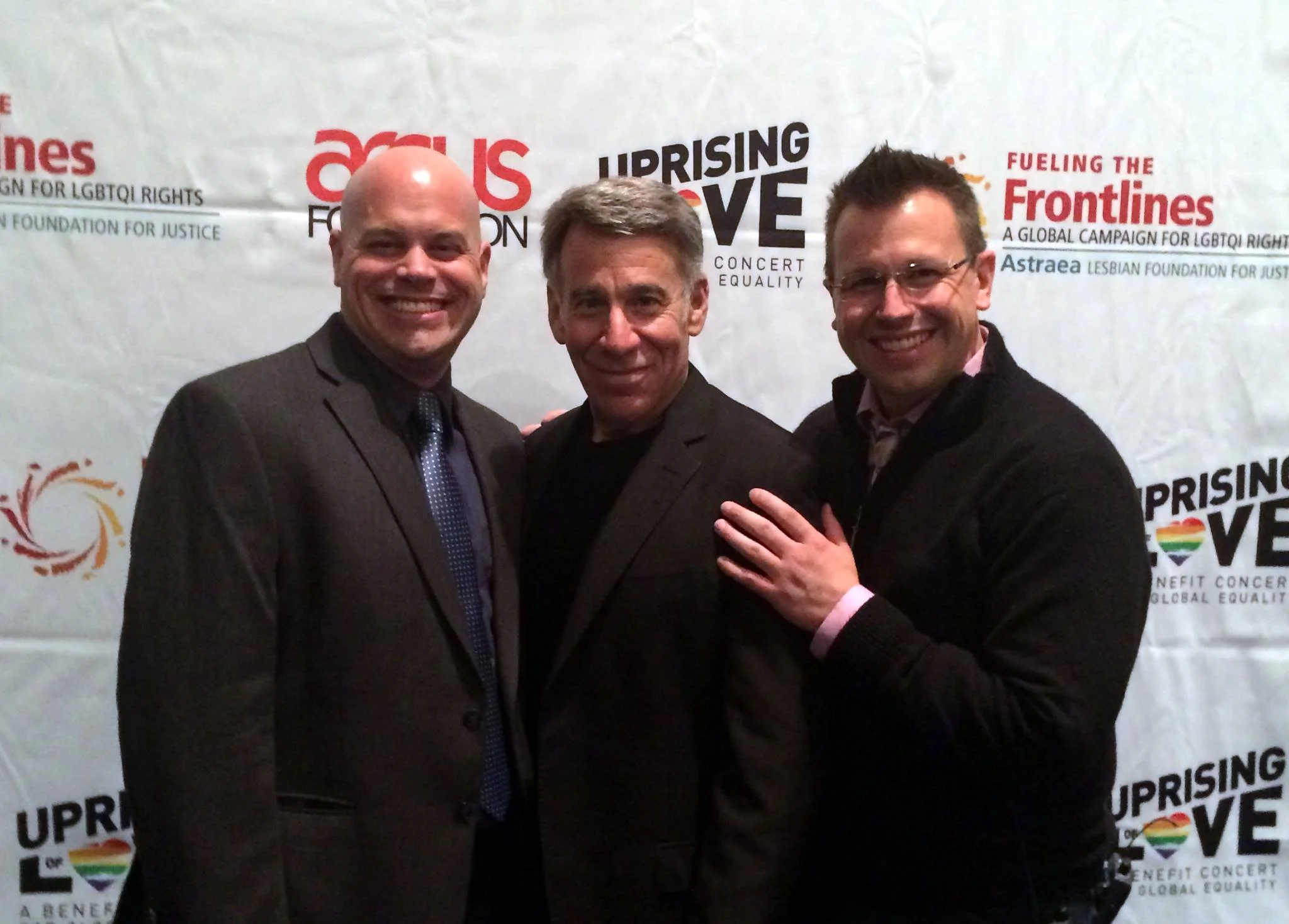 Executive Producer Stephen Schwartz with Quantum's Jayson Raitt and Kelly Easterling