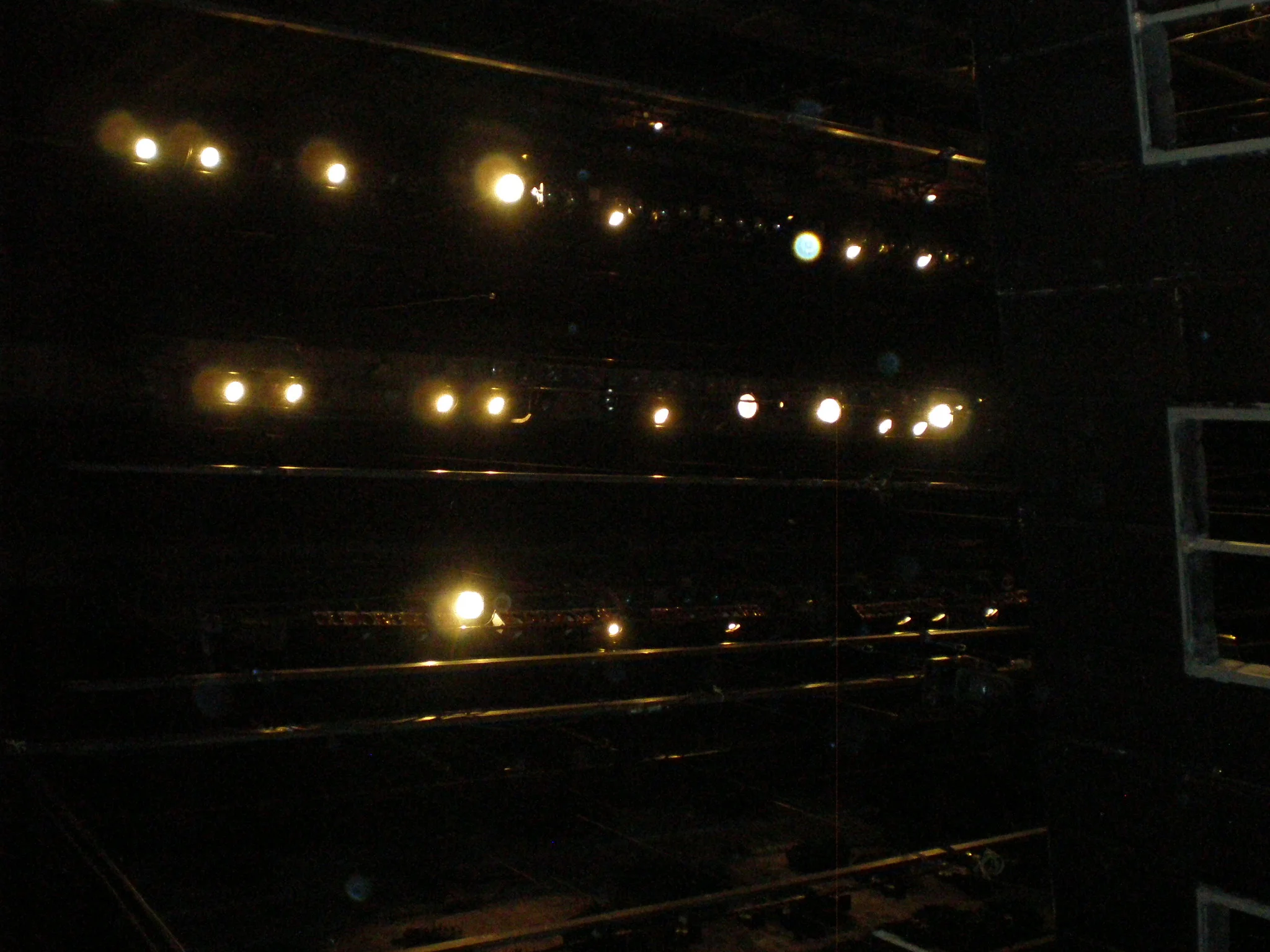 Backstage at the Grand Theatre in Warsaw, Poland
