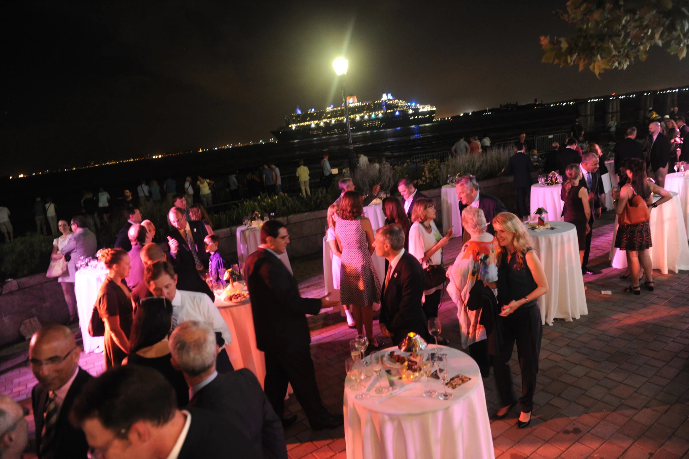 VIP and press reception at Battery Gardens Restaurant