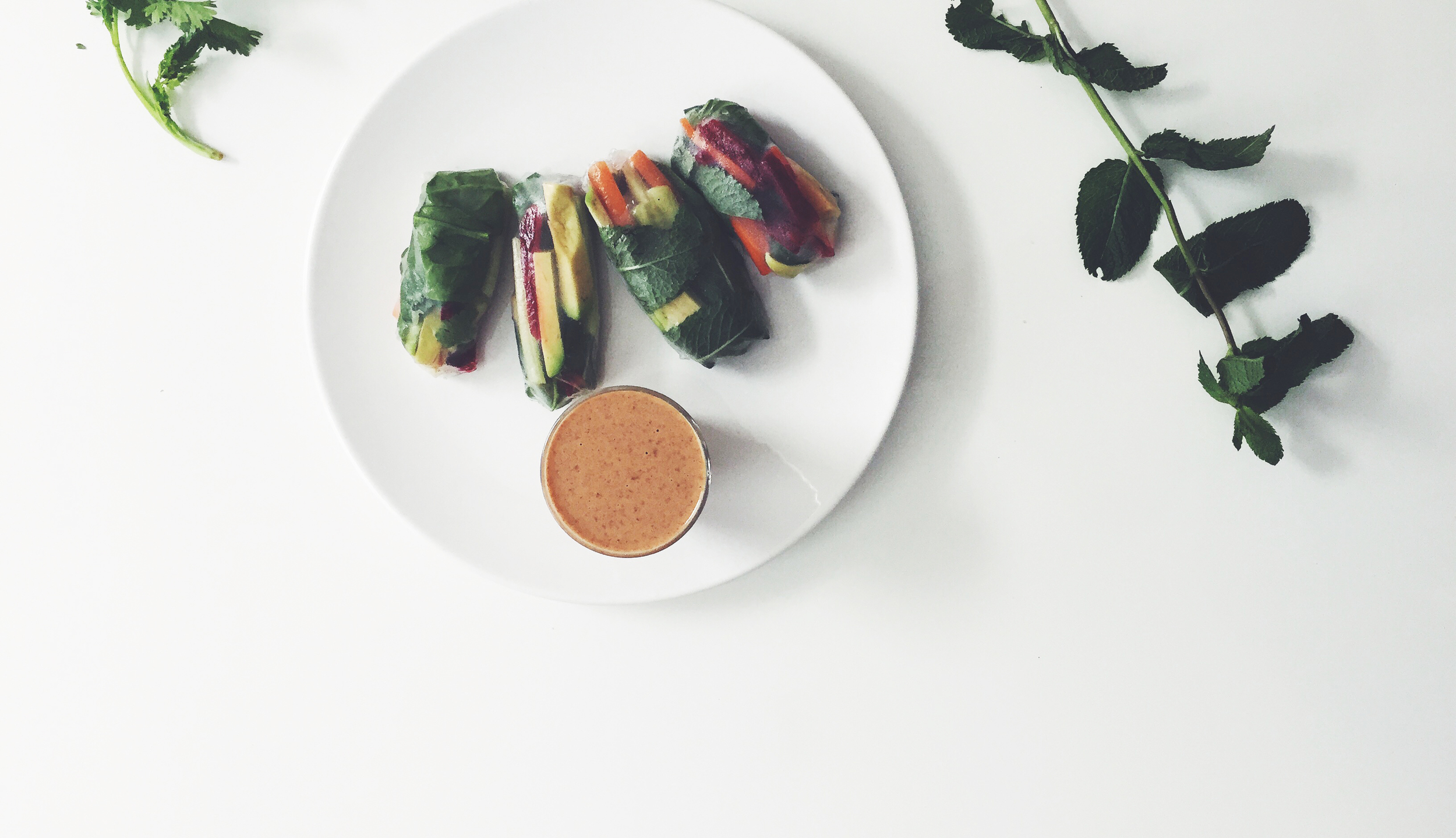 Radishtowear's vegetable spring roll recipe