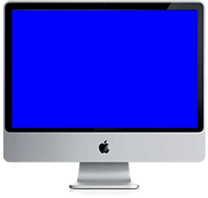 iMac 10.6.8 Snow Leopard Blue Screen