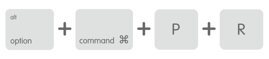 PRAM and NVRAM reset