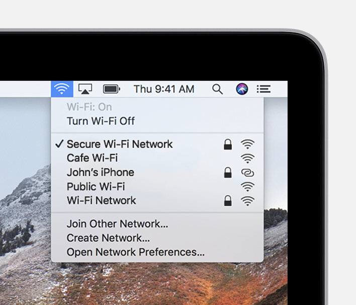 ISITZEN — Connect to Wi-Fi (Mac)