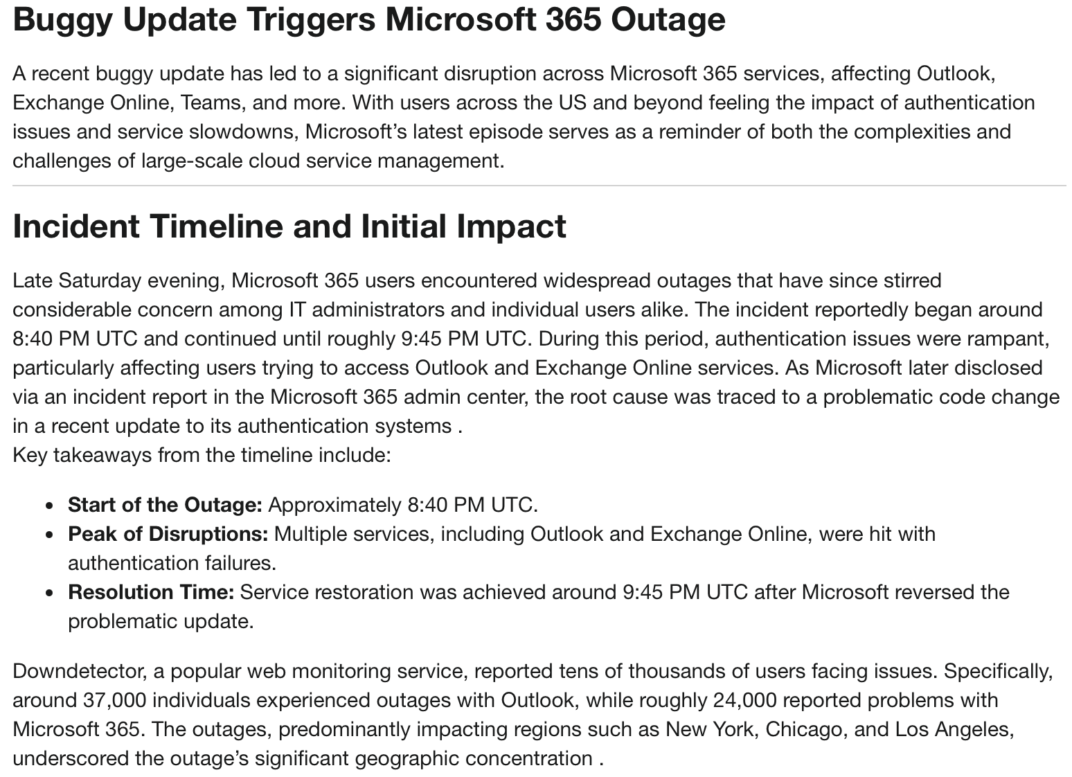Office 365 buggy login issue