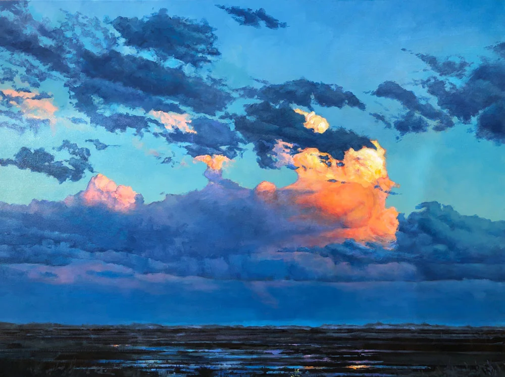 Carl Schlademan, There Was A Time, acrylic on canvas, 36 x 48 inches, $7,185 Framed