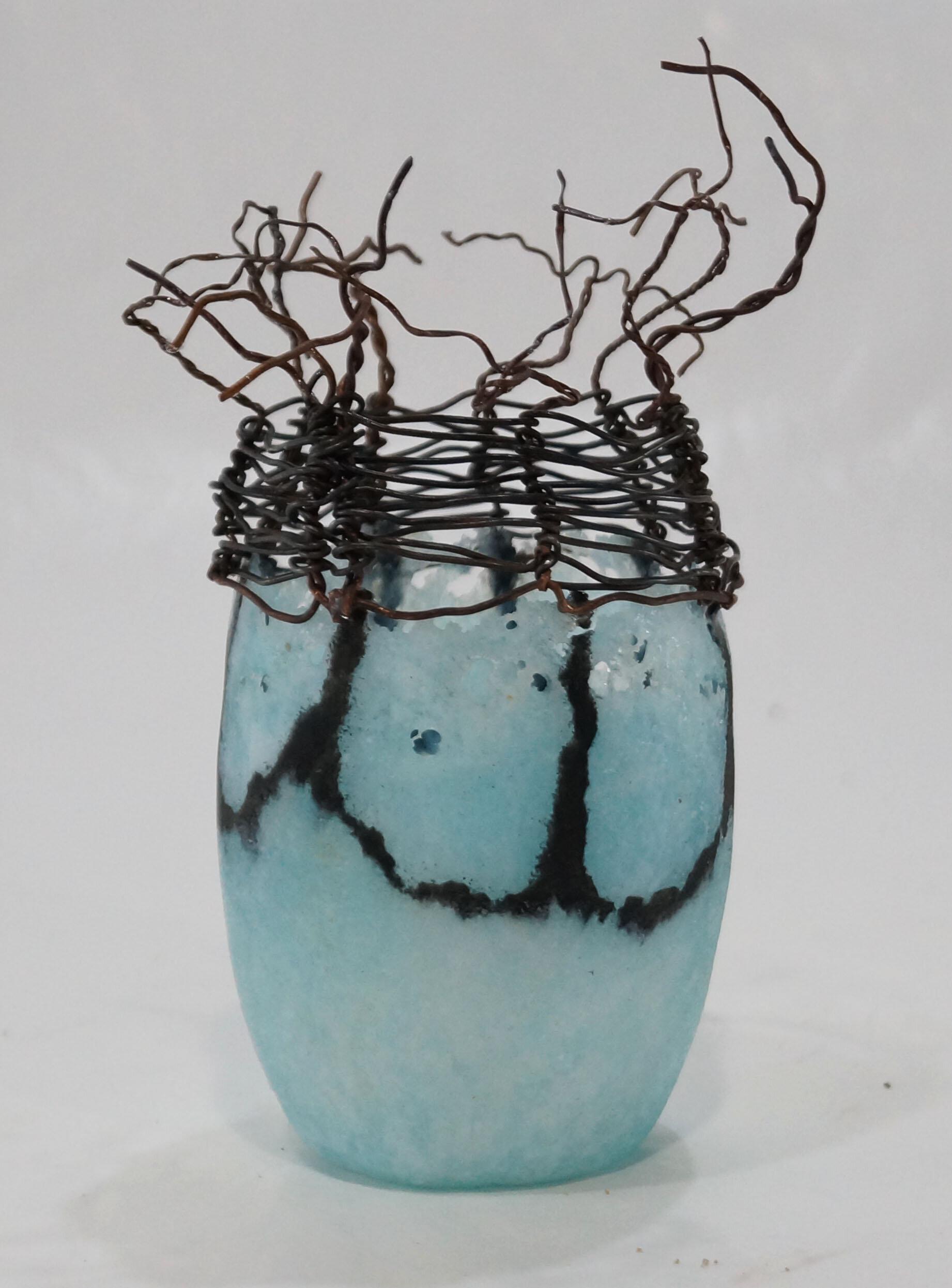 Bareness of winter’ – pate de verre, 6’’h x 3’’w (15cm x 7.5cm), $200