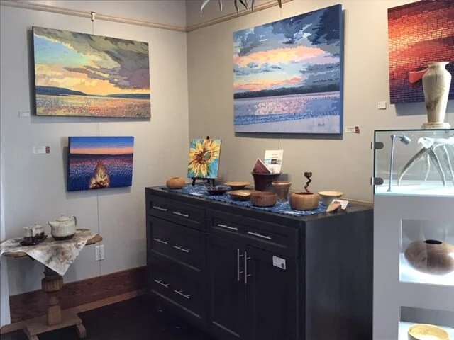 Inside the Hansen-Ross House gallery.