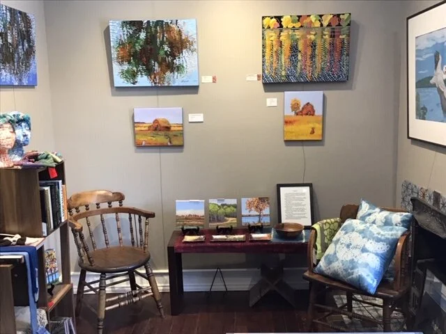 Inside the Hansen-Ross House gallery.