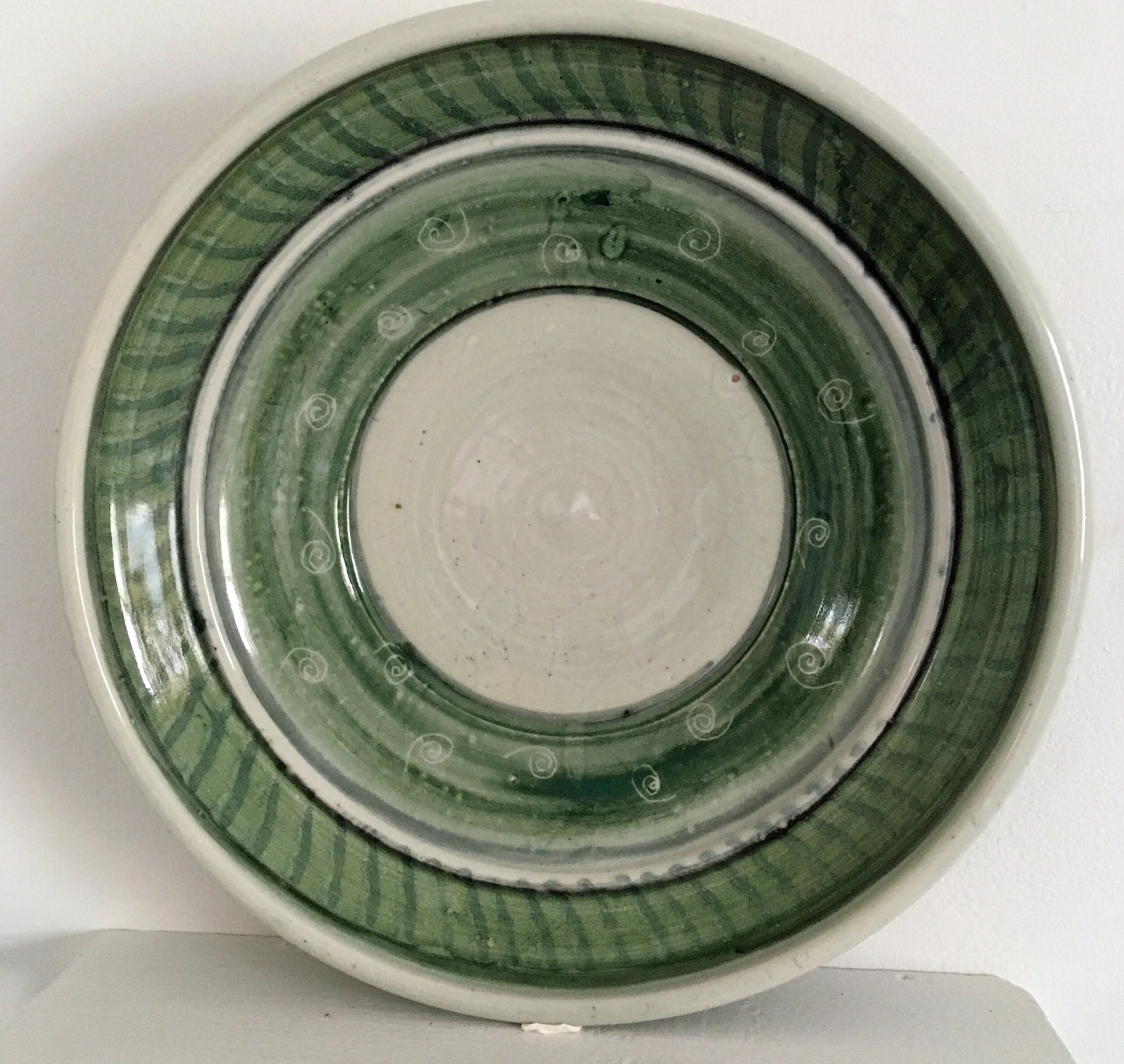 MEL BOLEN | Shallow Green Bowl 
