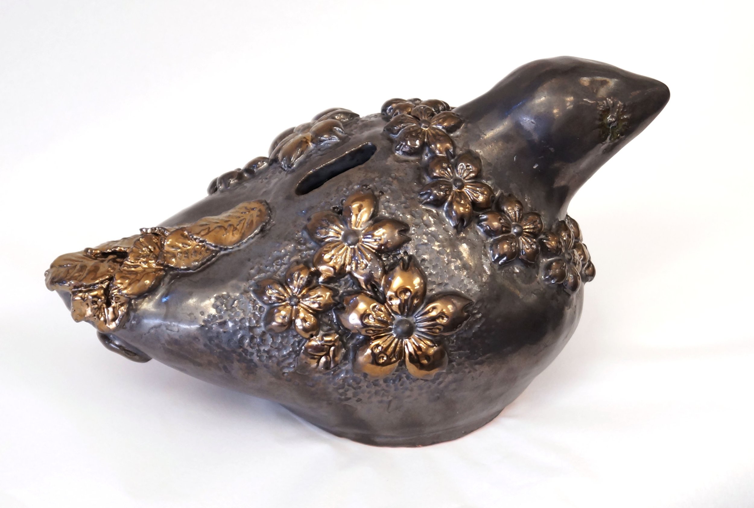 Wendy Schmidt, "Skye", ceramic - 5"h x 5"w x 8.75"l - $95