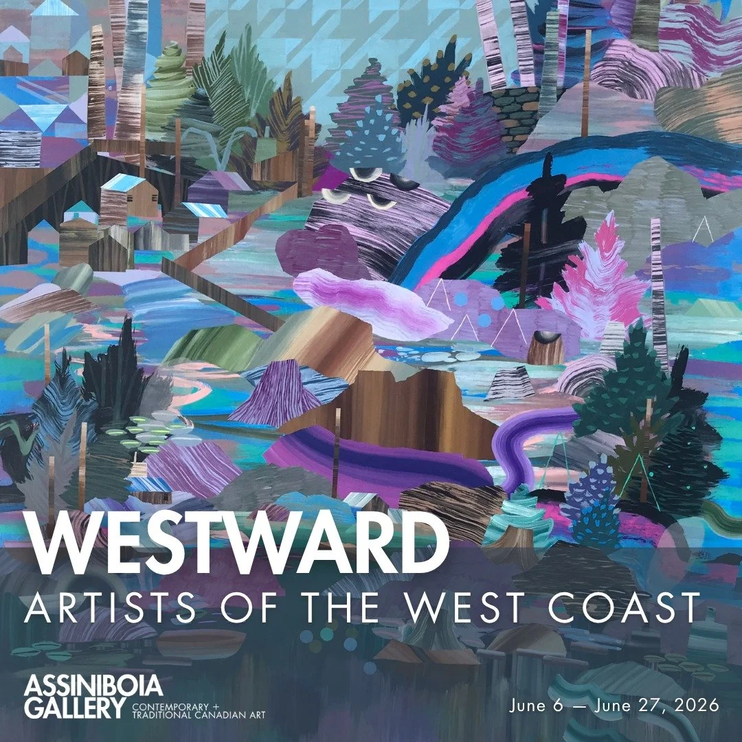 Assiniboia Gallery presents Multi-Artist Exhibition: Westward, on display from June 6 until the 27. Westward brings together a selection of work by their British Columbia&ndash;based artists: Rick Bond, Meghan Hildebrand, David Langevin, Angela Morga
