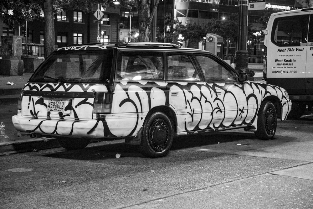 WISEKNAVE Fine Art Documentation for the Treason Gallery curated walls for the Richmark Label Builing on Capitol Hill in Seattle, WA 2016. Bisco Smith. Brought to you by by Art Primo & Urban Artworks