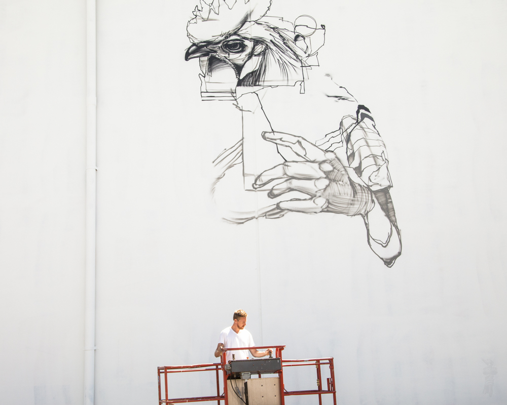 WISEKNAVE Fine Art Documentation for the SODO Track Mural Project. Urban Artworks & 4 Culture Seattle, WA 2016