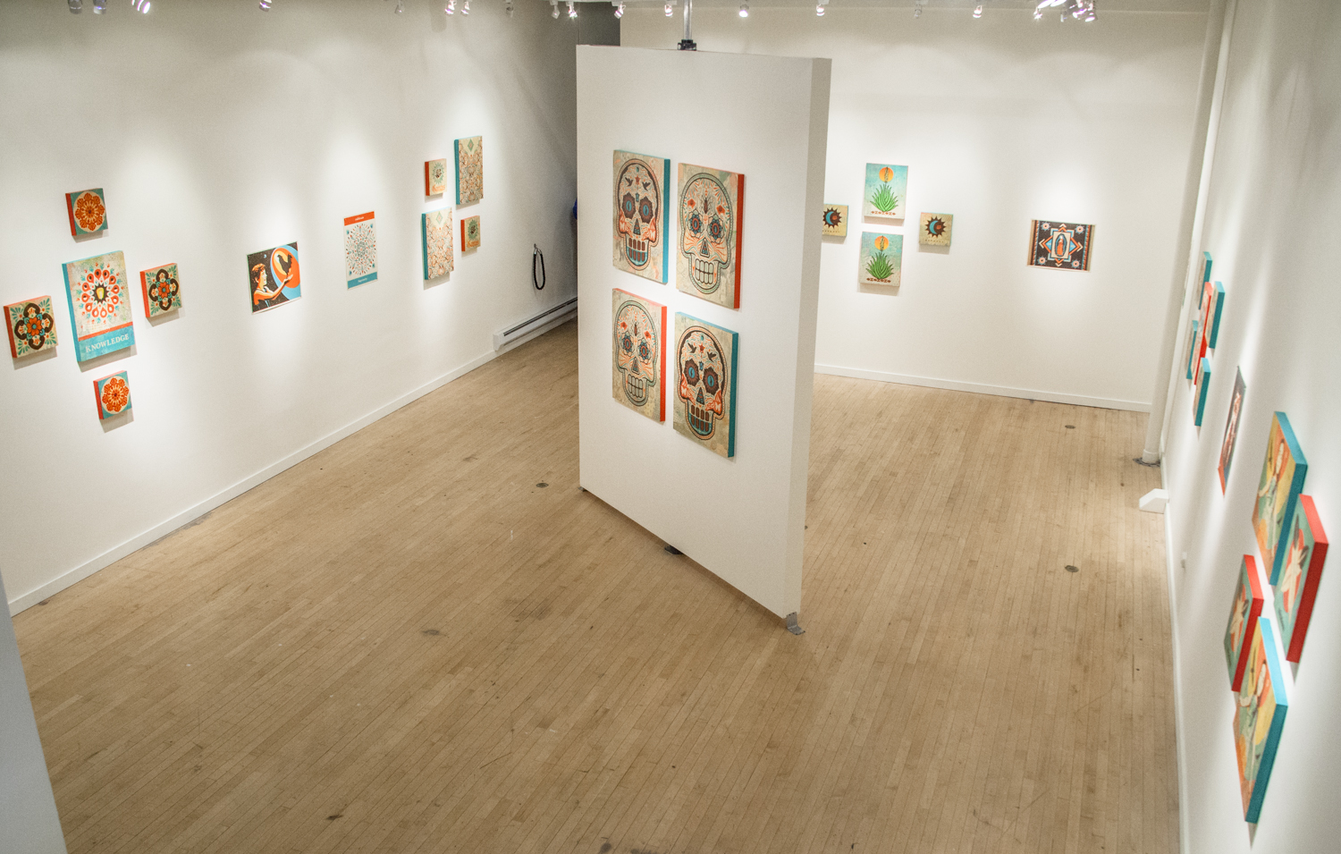 Treason Gallery presents 'Full Circle' and exhibition by Ernesto Yerena for First Thursday Artwalk in Pioneer Square Seattle. February, 2017 | Documentation by WISEKNAVE