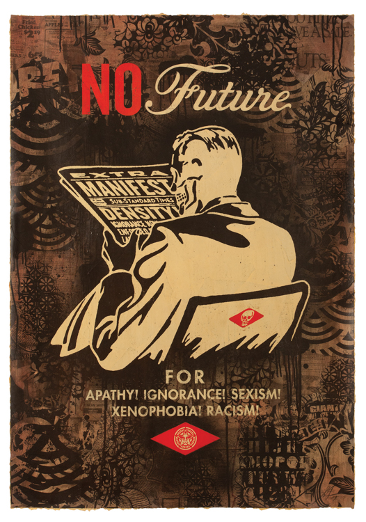  No Future (Black) , 2017 