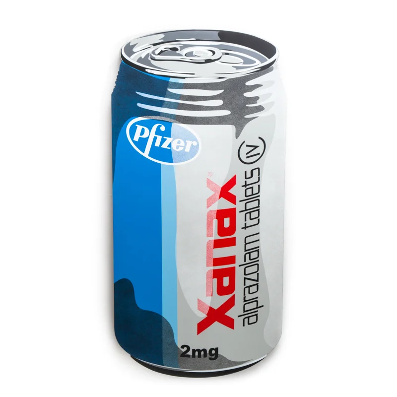 'Pop Can' Series of original artworks by artist, Enjoy Denial. Aerosol on wood panel. 2019