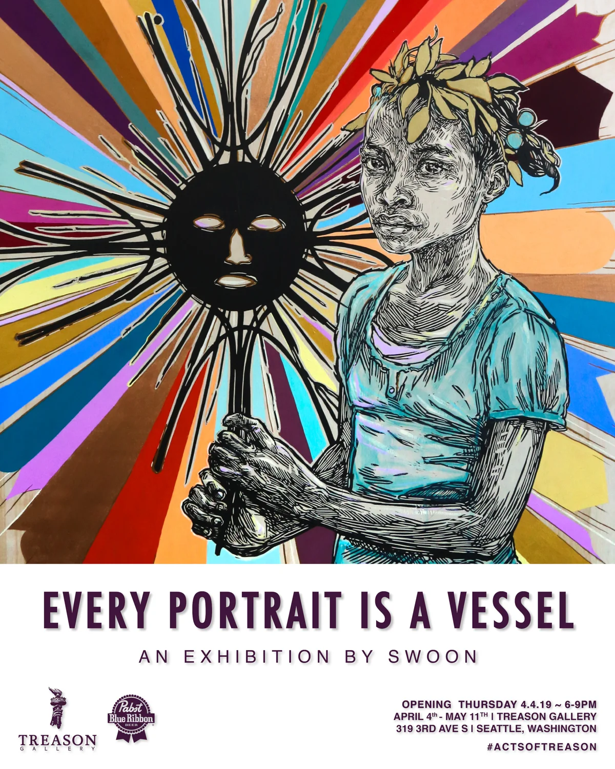 Copy of Swoon - EVERY PORTRAIT IS A VESSEL - Flyer