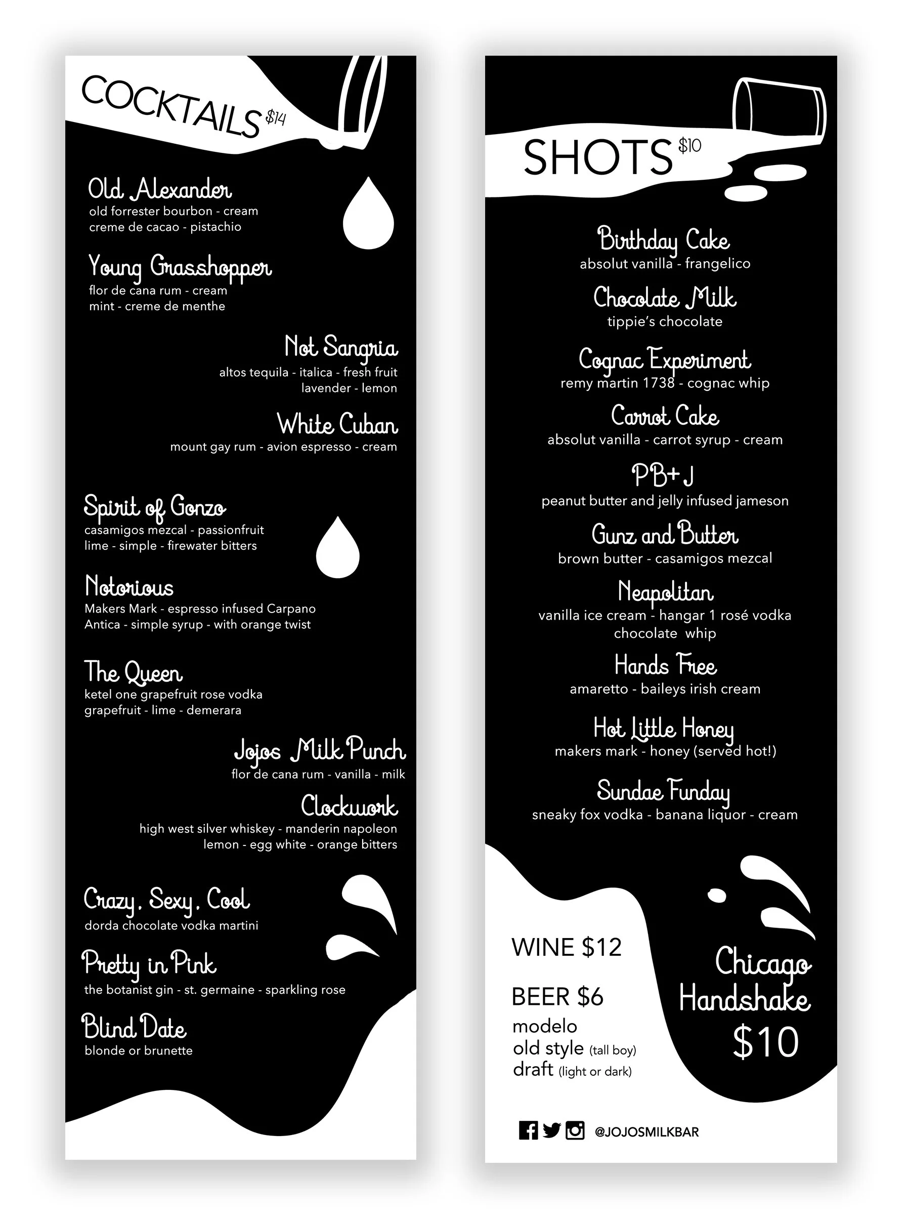 Cocktail Menu