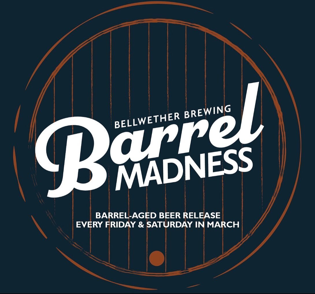 Coming up! Barrel Madness is back beginning this Friday 👏🏻

That&rsquo;s right, it&rsquo;s March Madness &amp; every year we like to get out the barrel-aged beers for your tasting enjoyment. 

Join us every Friday &amp; Saturday in March for a barr
