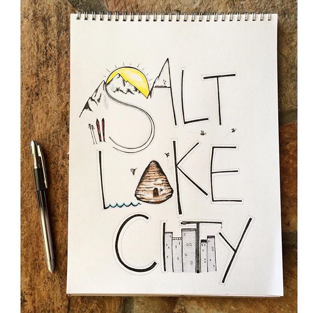 Salt Lake City Typography