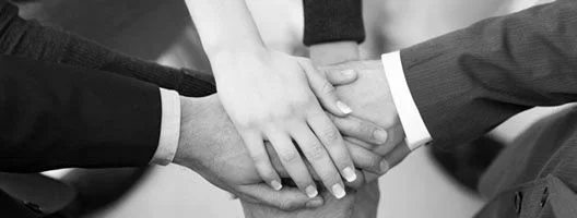 Hand collaborating bandw.jpg