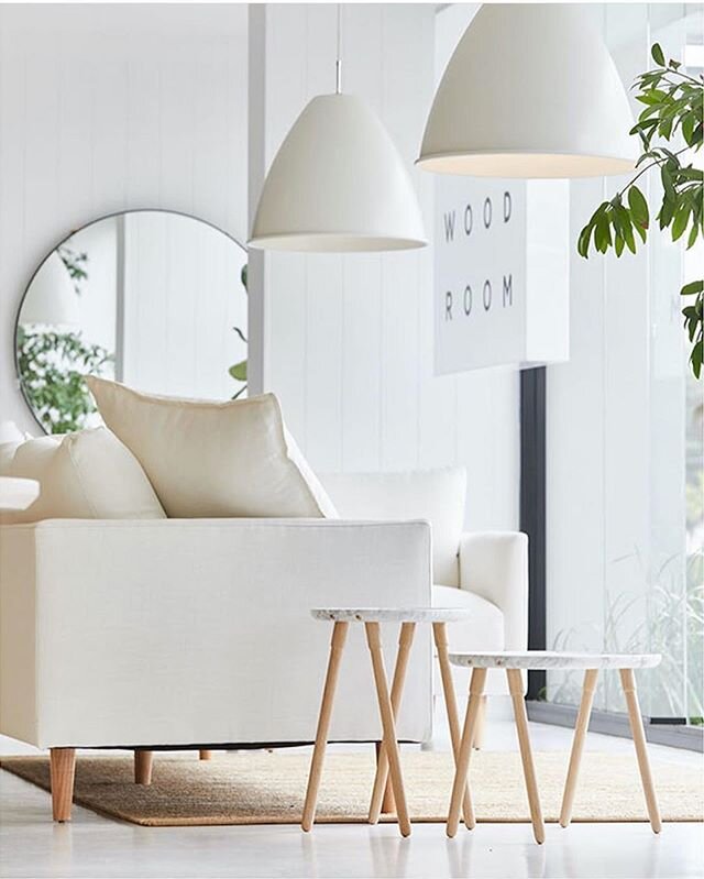 MrFräg Cloud tables in the beautiful @thewoodroom showroom. 📸@alanalandsberryphoto