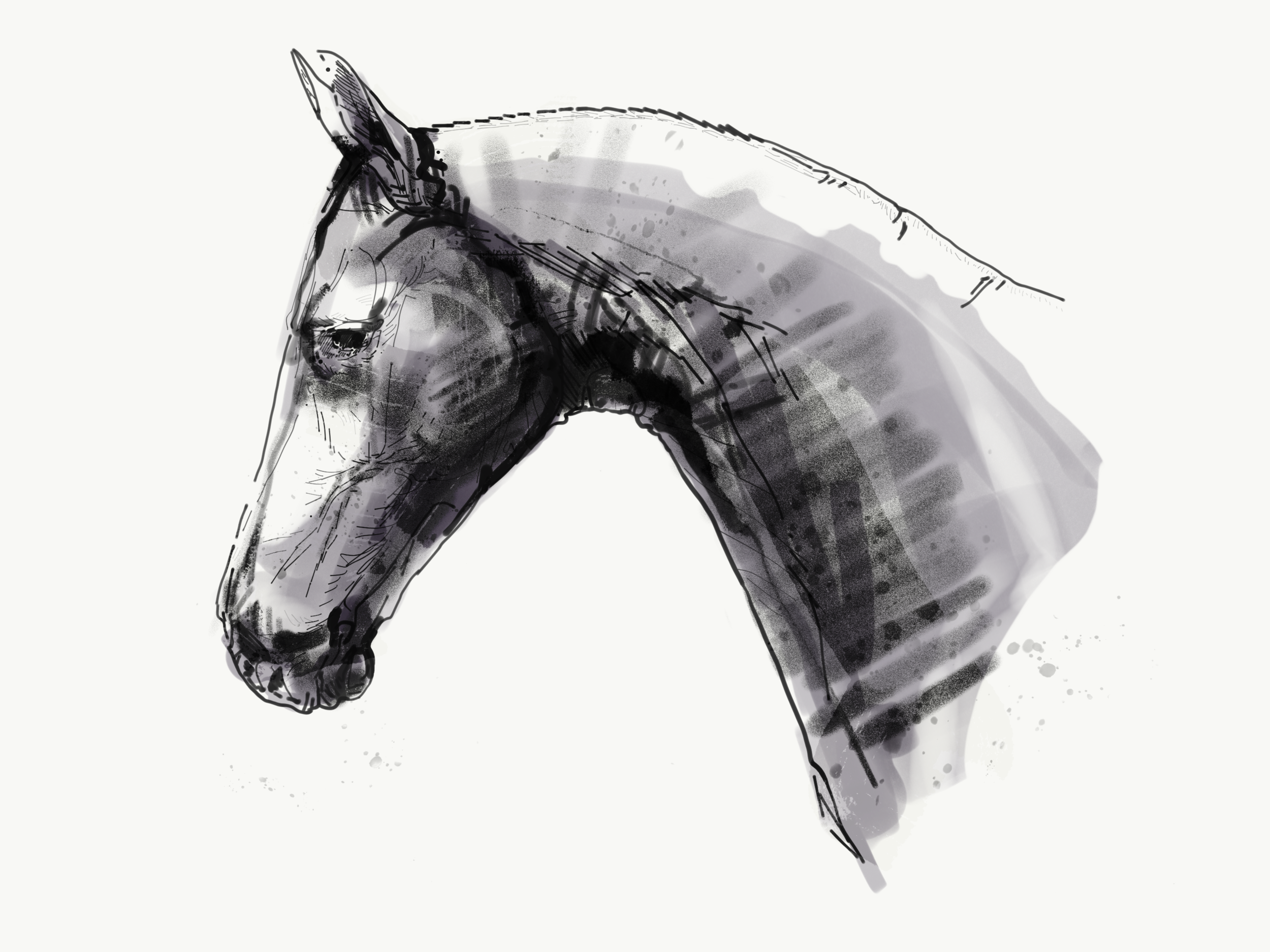 Study in digital inks.