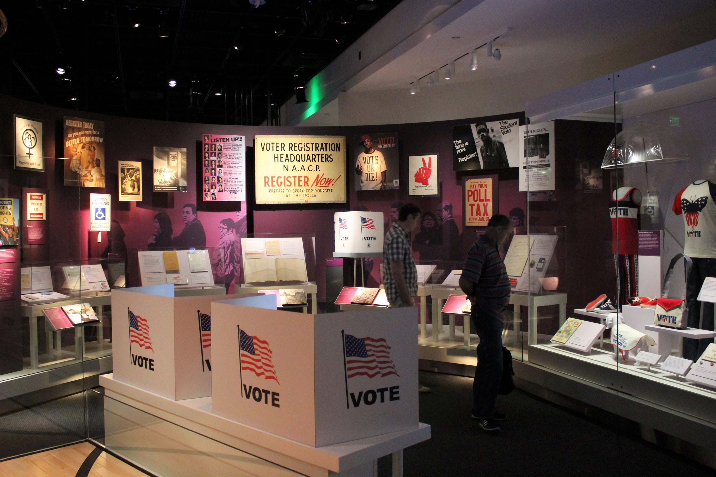 Who gets to vote? How do we manage voting methods state to state and county to county? The exhibition American Democracy: A Great Leap of Faith touches on these questions and more, while illustrating how important political agency is to shaping American society.