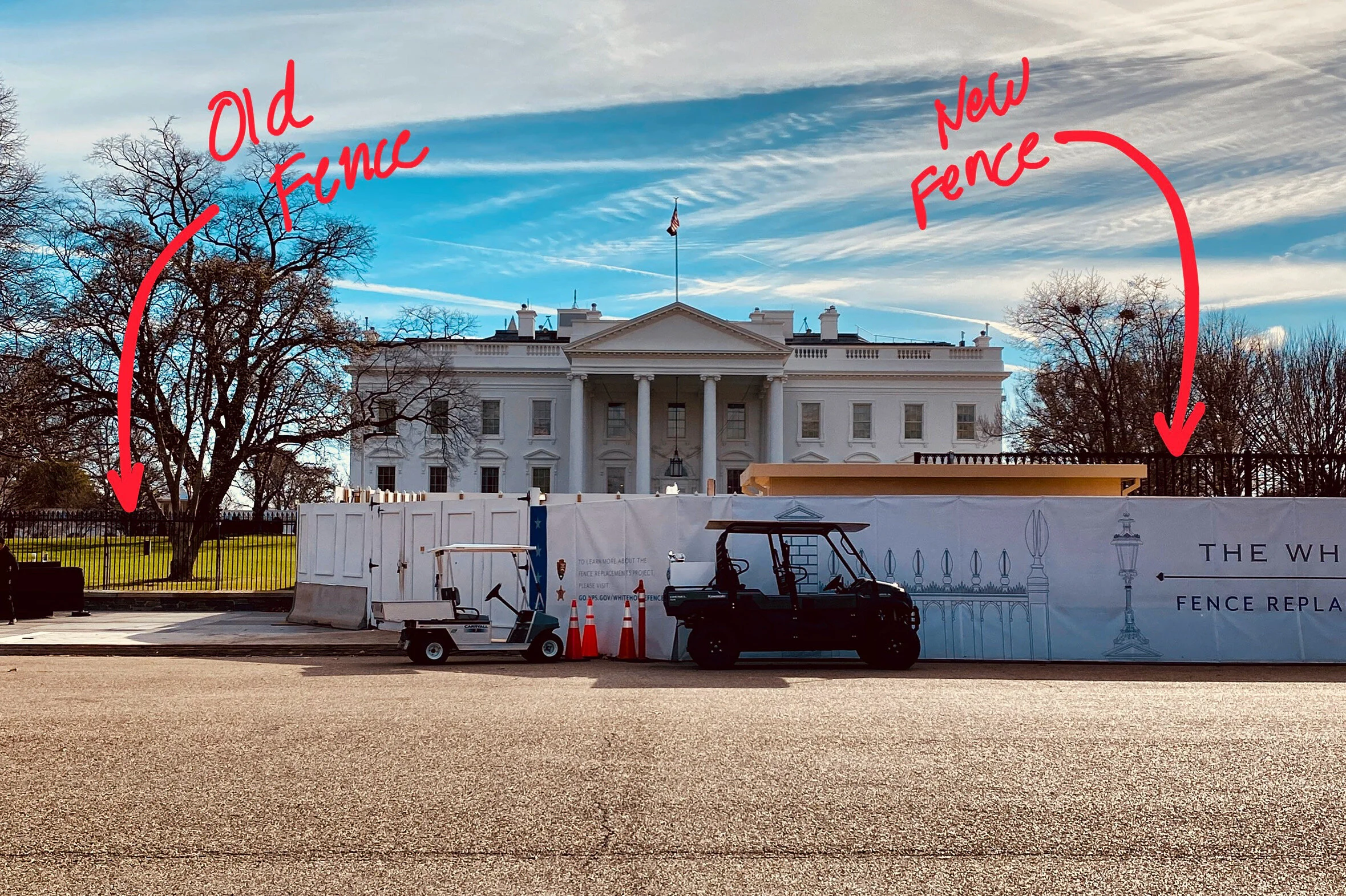 White House Fence Gets a Raise