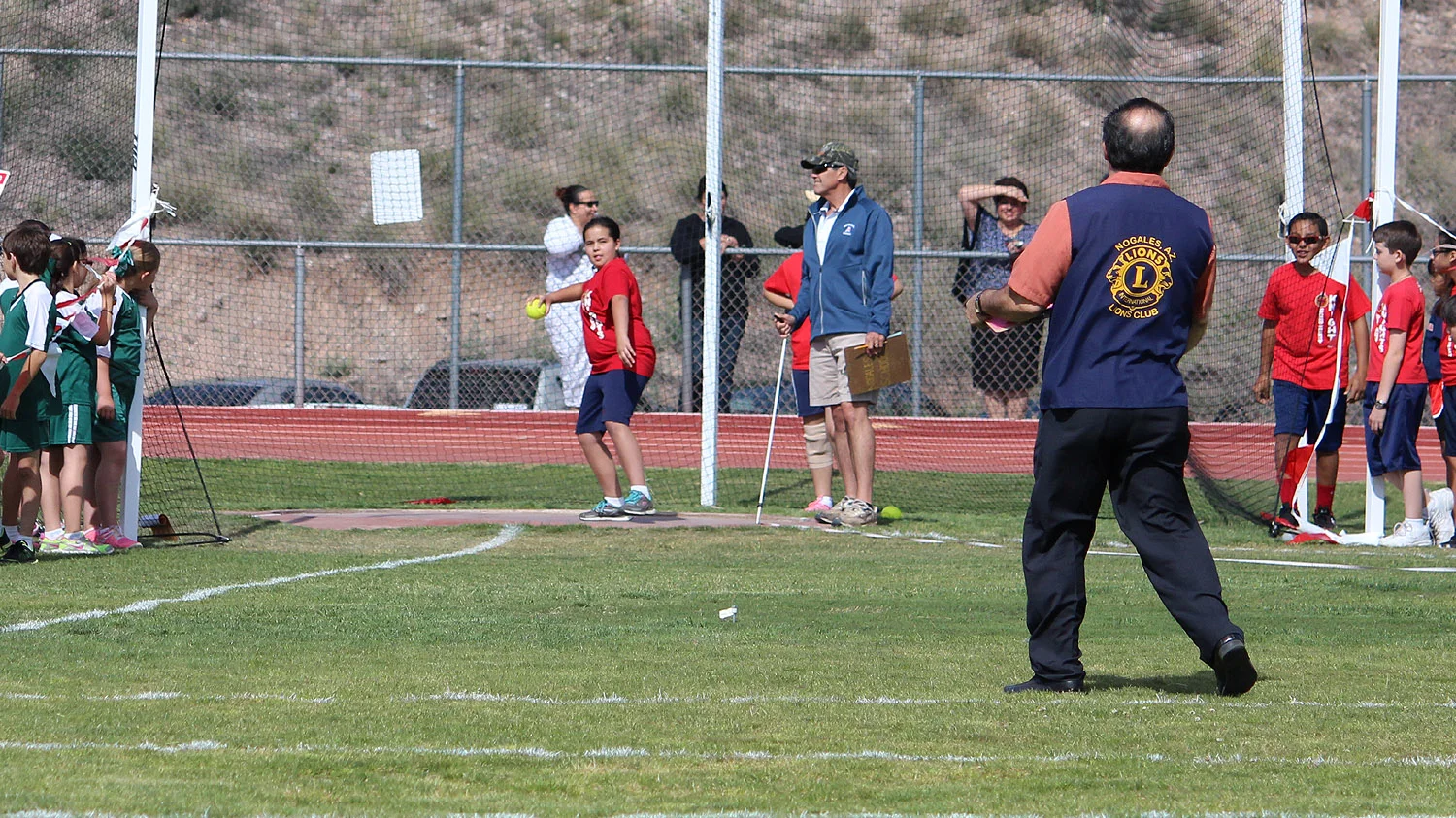 Girls Class A Softball Throw