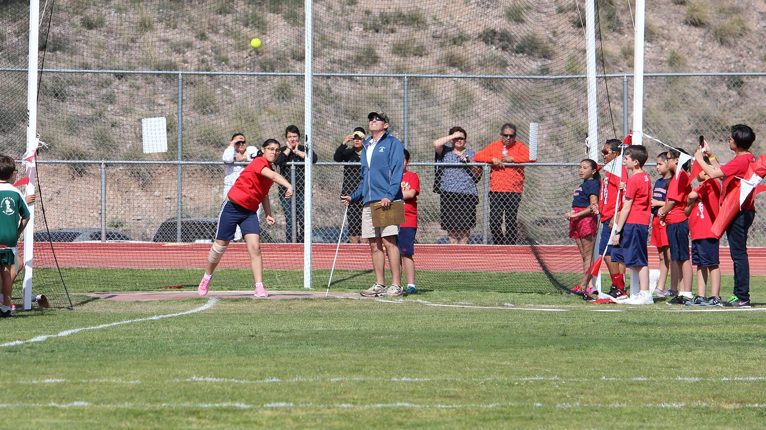 Girls Class A Softball Throw