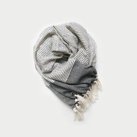 blanket infinity scarf - DeBrosseNYC