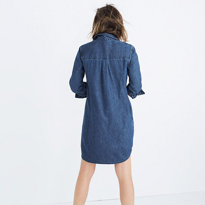 madewell - denim popover shitdress