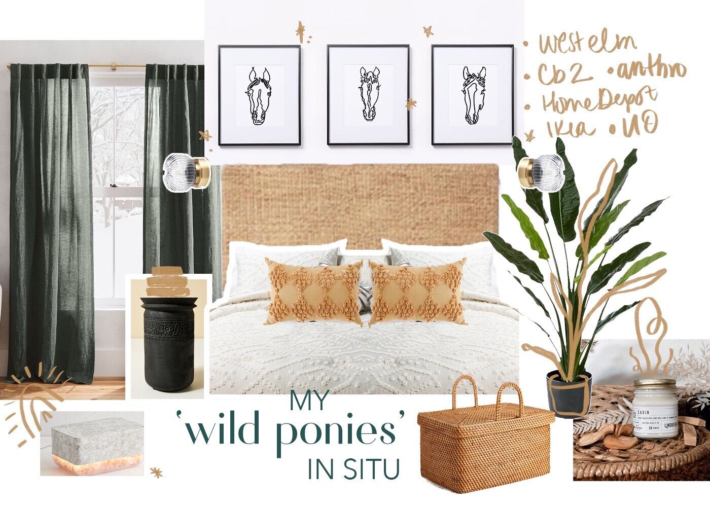 artwork in situ - no. 2 wild ponies