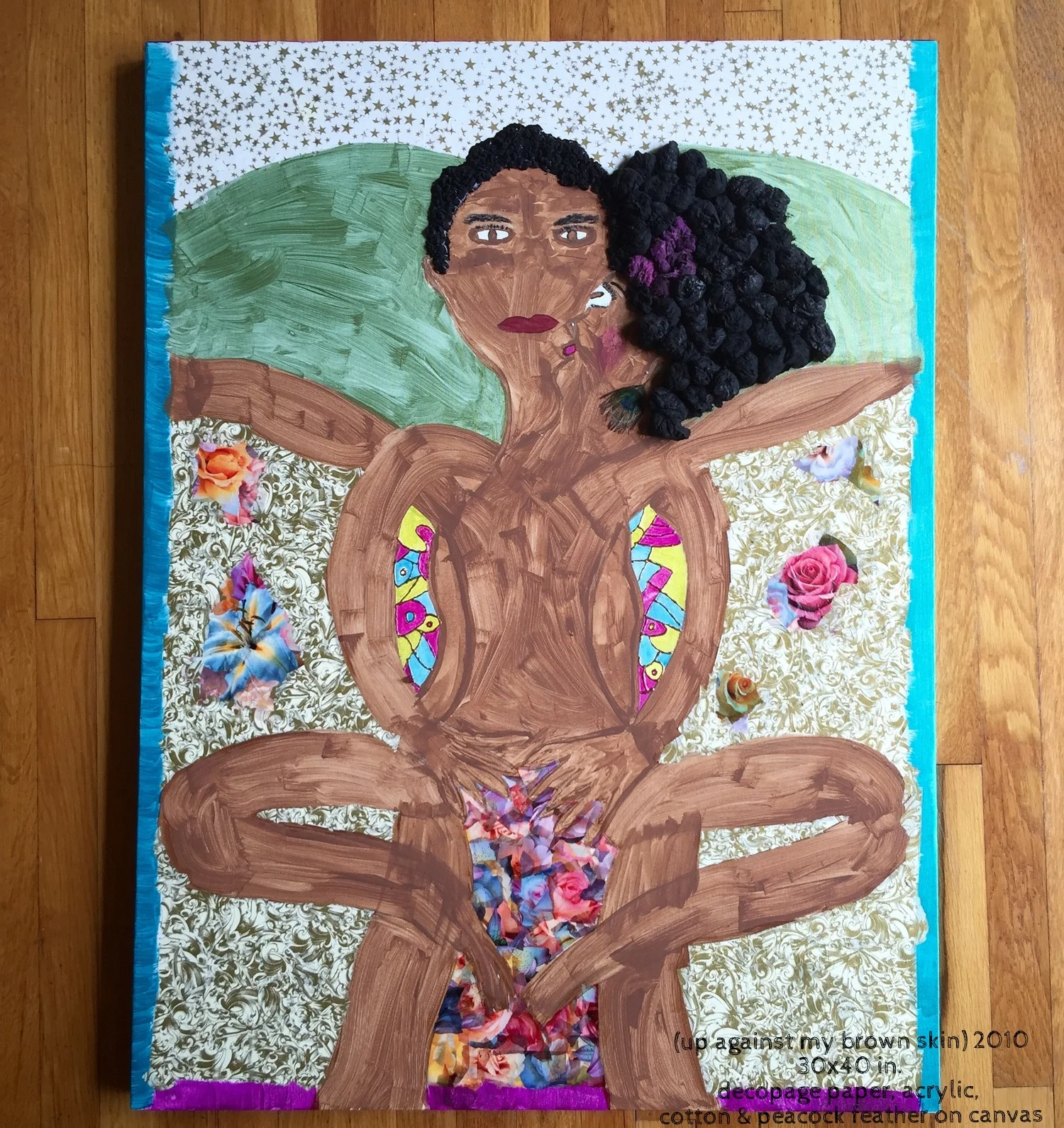 (up against my brown skin) 2009