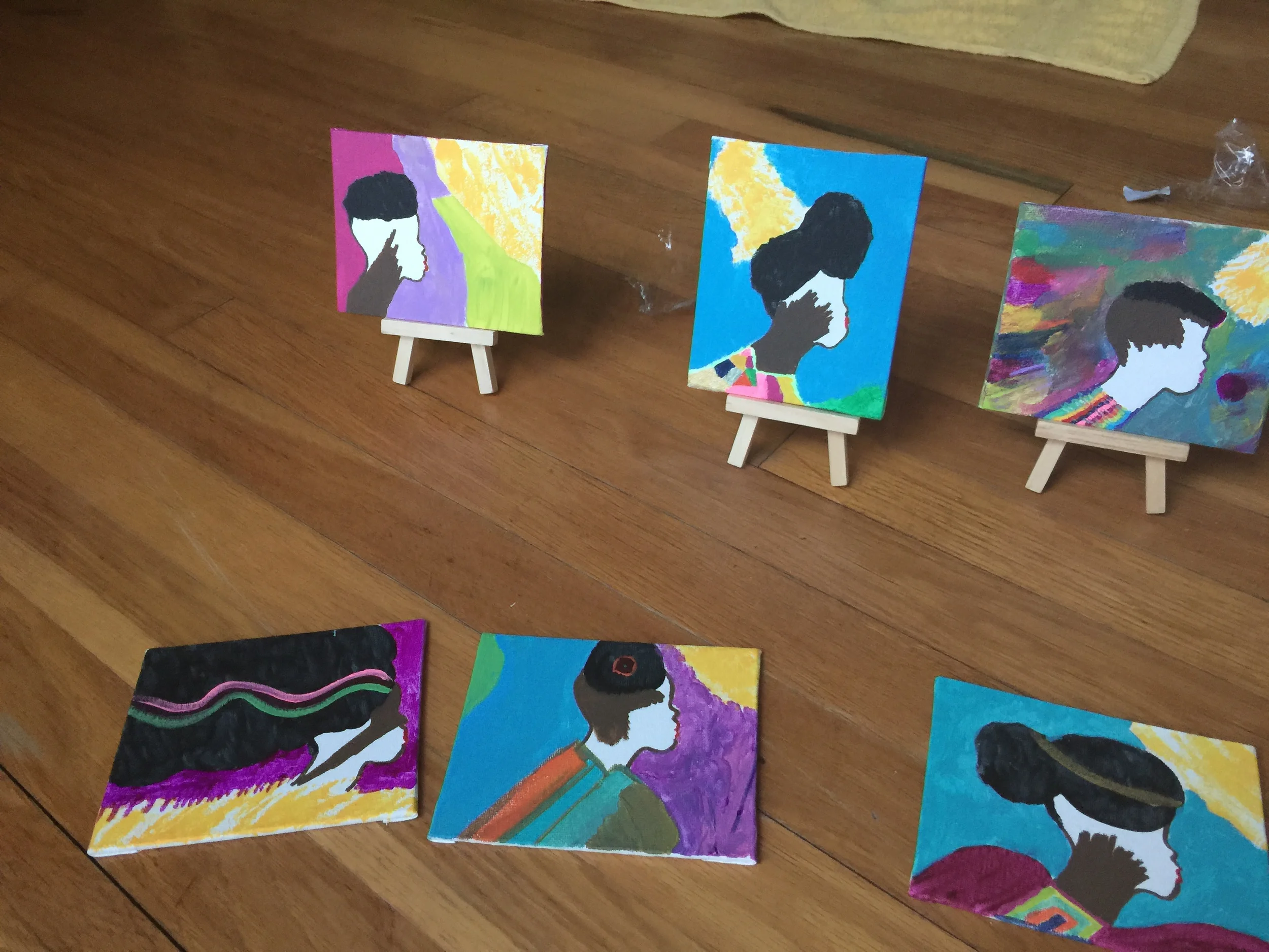 (Age 36 self portraits for my party guests) 2015