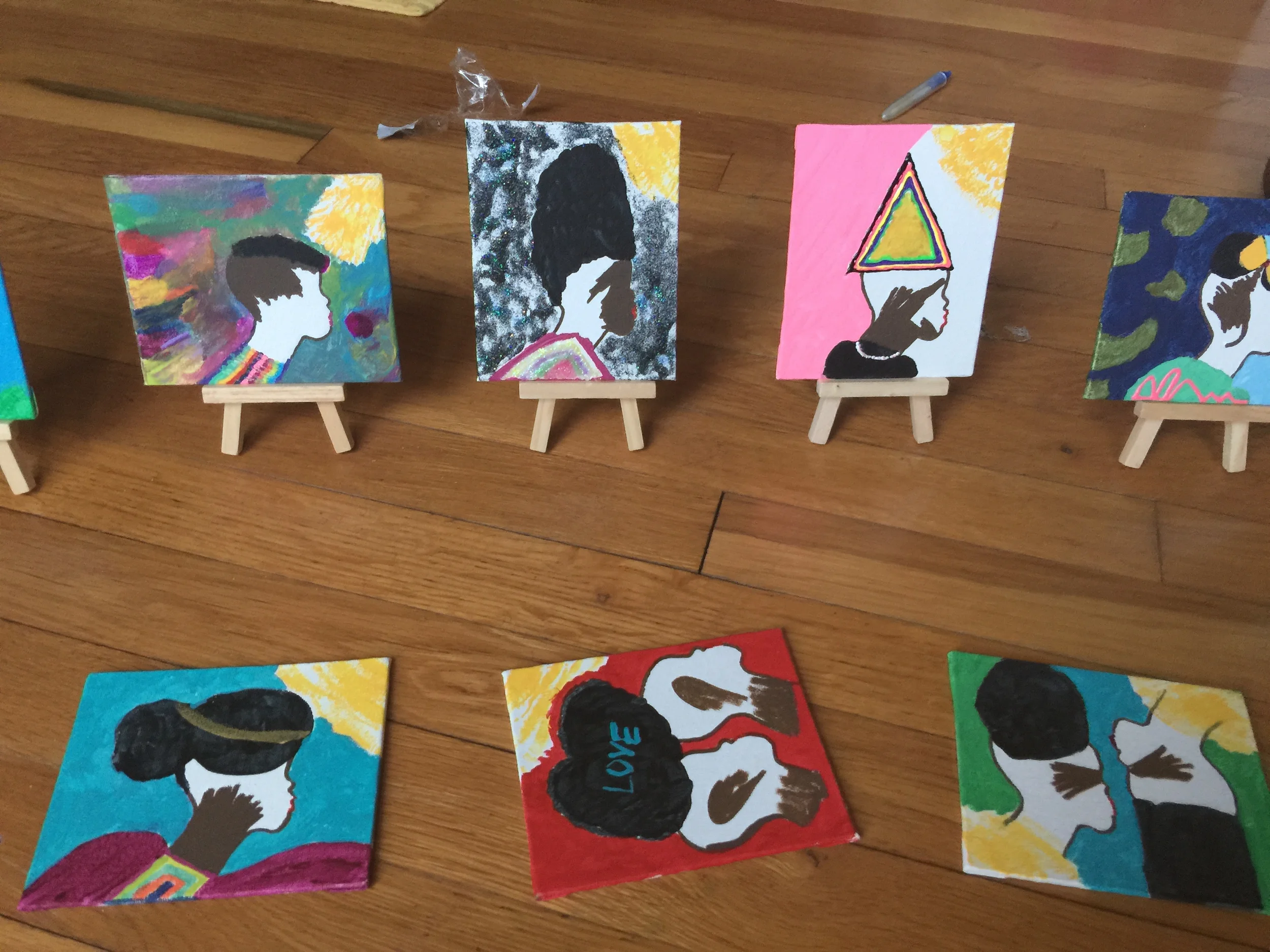 (Age 36 self portraits for my party guests) 2015