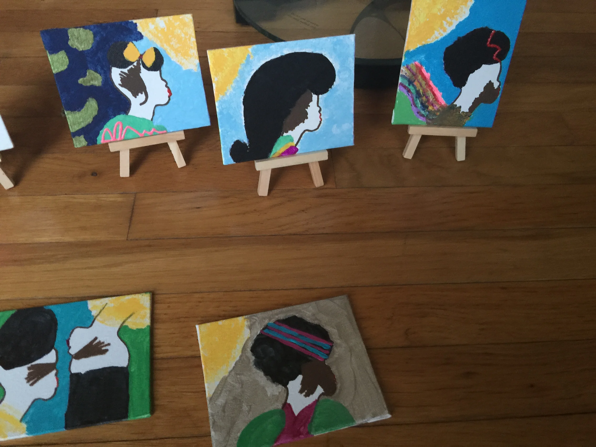 (Age 36 self portraits for my party guests) 2015