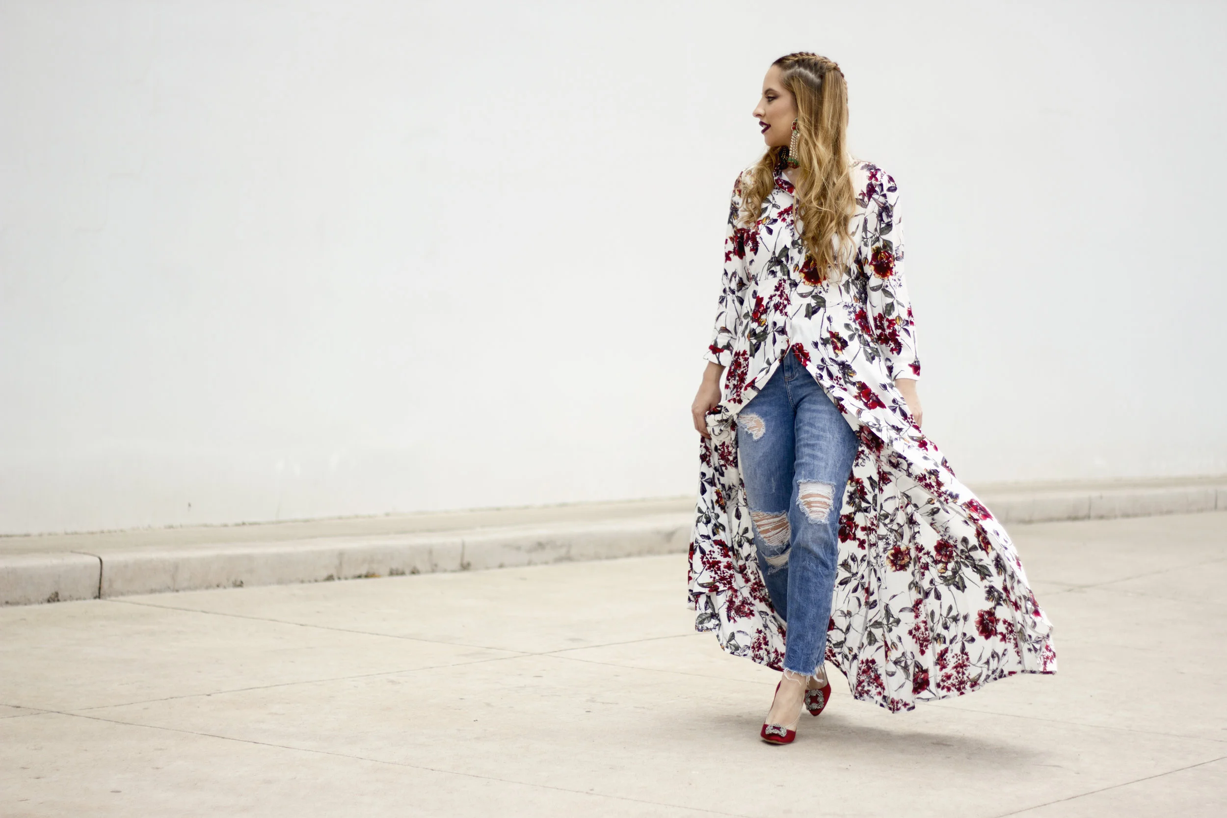 Camisa Da'Lila , Jean Da'Lila, Zapatos Manolo Blahnik