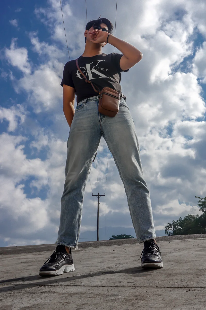 Camiseta Calvin Klein , Jean Distefano, Zapatillas Kenzo