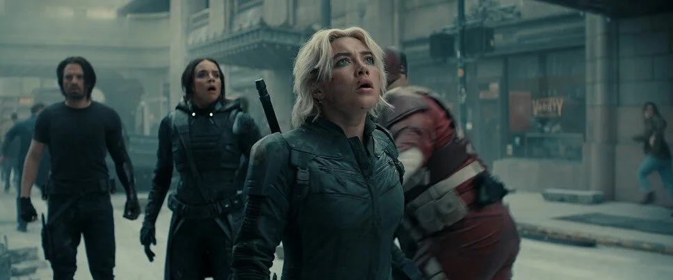 Thunderbolts* Film Stills & Process Art Direction Michael Hersey Production Design Marvel Art Director Set Build Atlanta Backlot Avengers