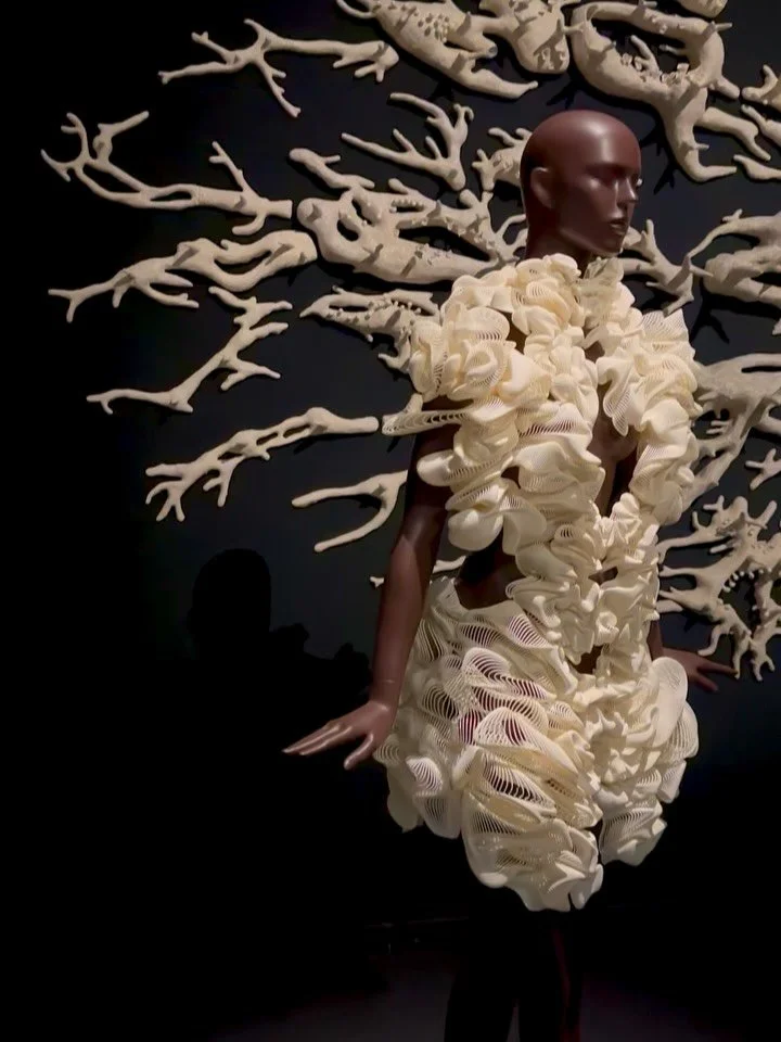 my glazed stoneware and porcelain work MALUM GEMINOS (2019) is now at @kunsthal rotterdam through 1 march 2026 in the latest exhibition of the world tour of IRIS VAN HERPEN. SCULPTING THE SENSES &bull; deepest thanks to @irisvanherpen for incorporati