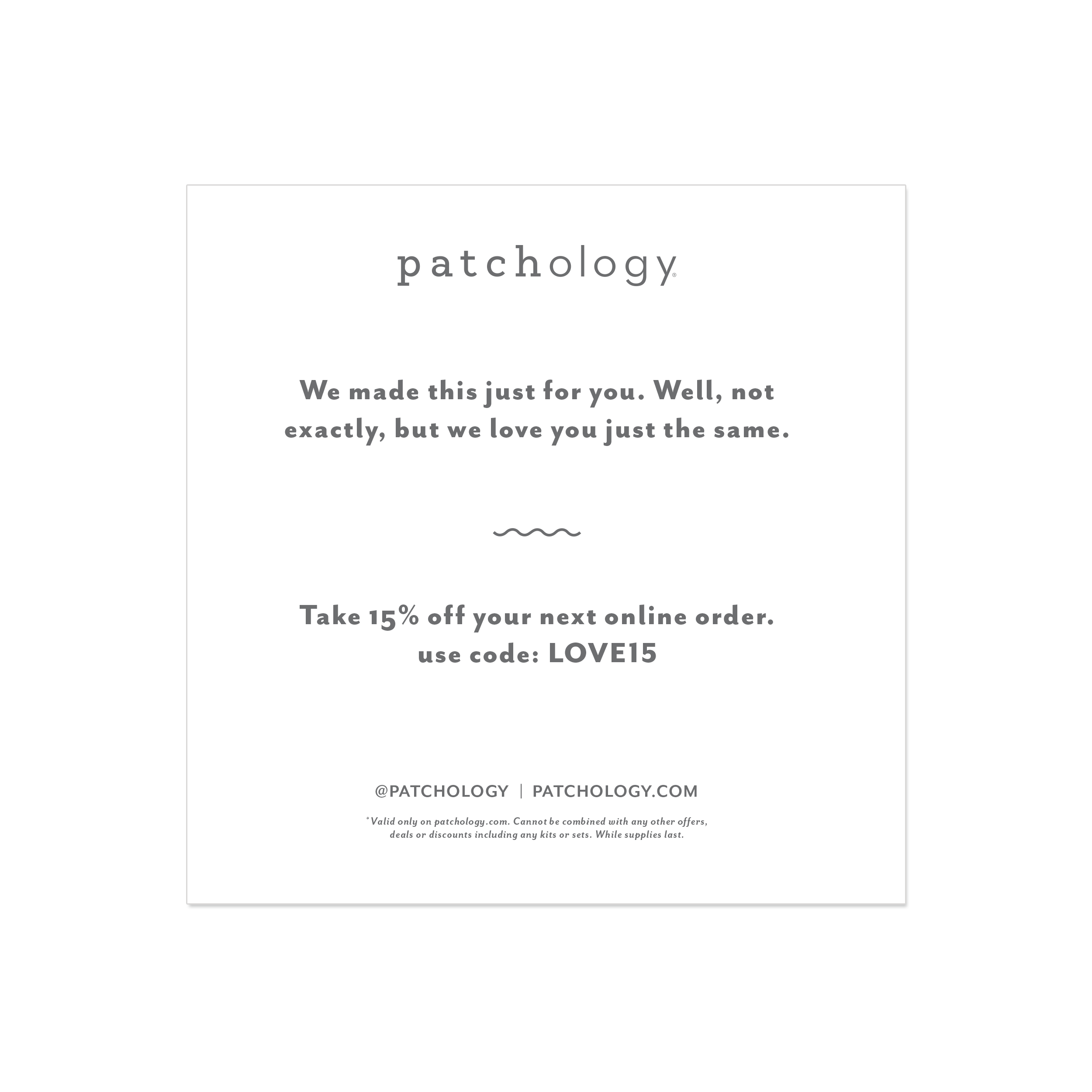  A series of  complimentary  discount cards for general marketing. 