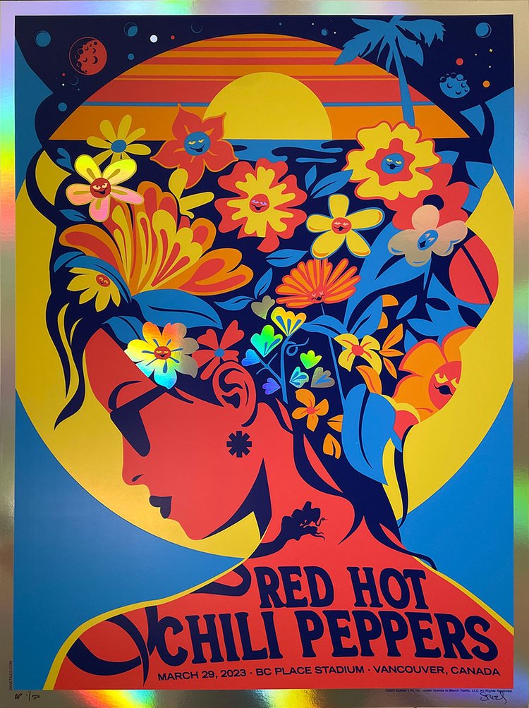 Red poster Vancouver BC Canada — THE OF DAN STILES