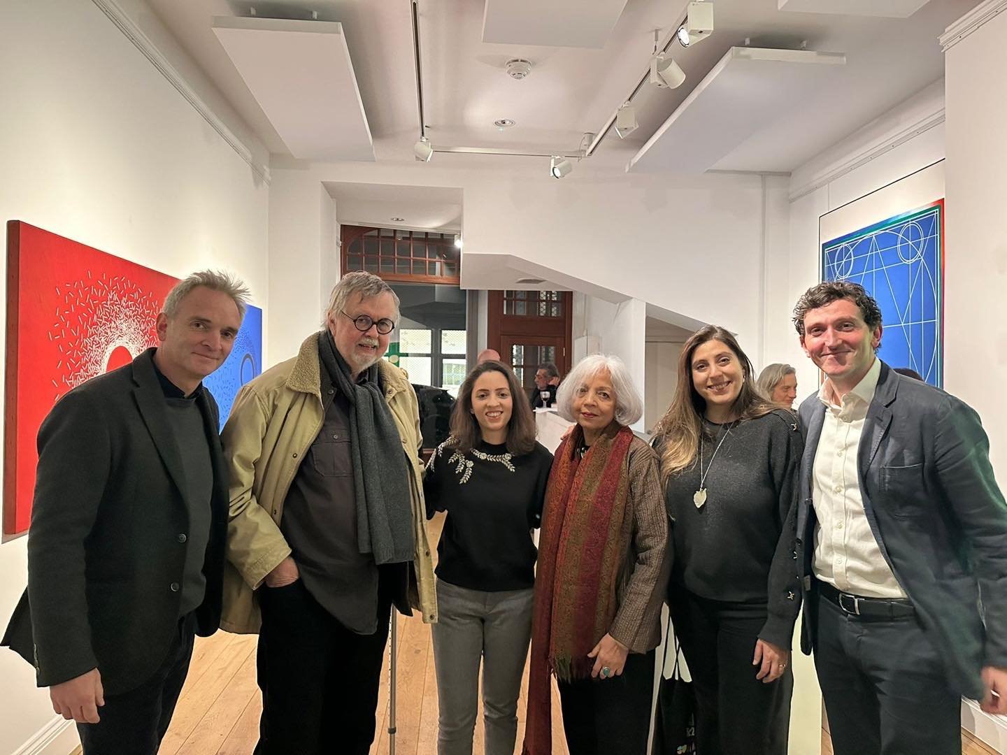 Imran Mir showing at Grosvenor Gallery, London,  Nov 2024.