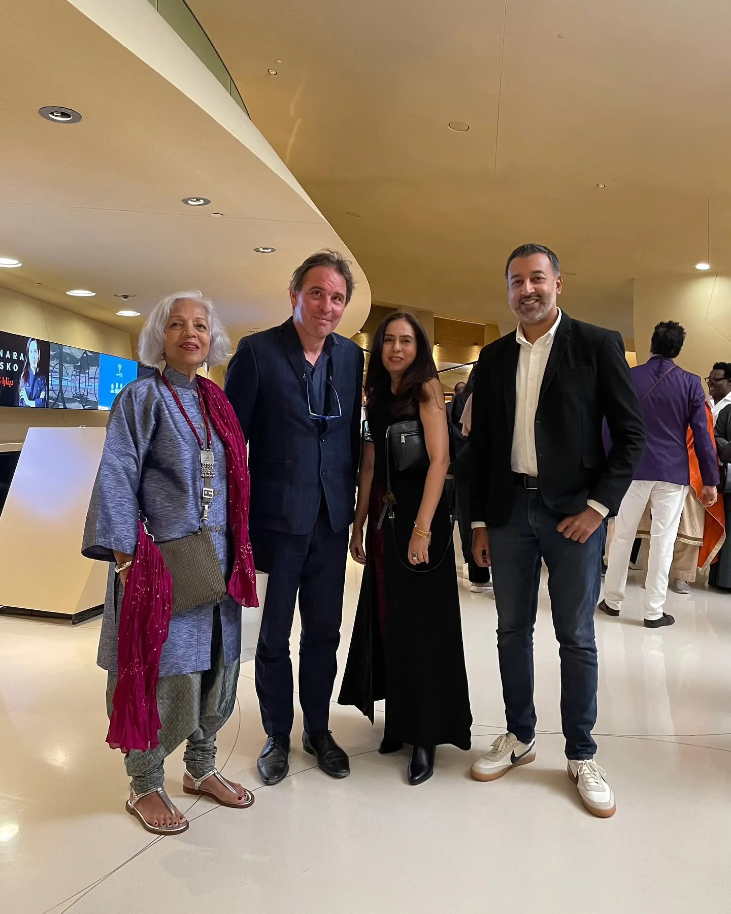 Day 1 of the MANZAR show. Exciting interactions with artists, architects and curator from all over the world.