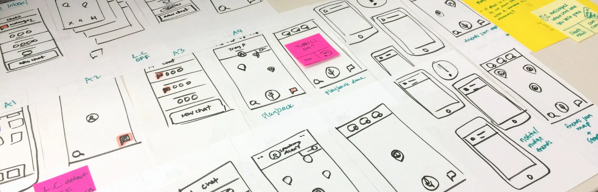 Sketch lots and lots of ideas